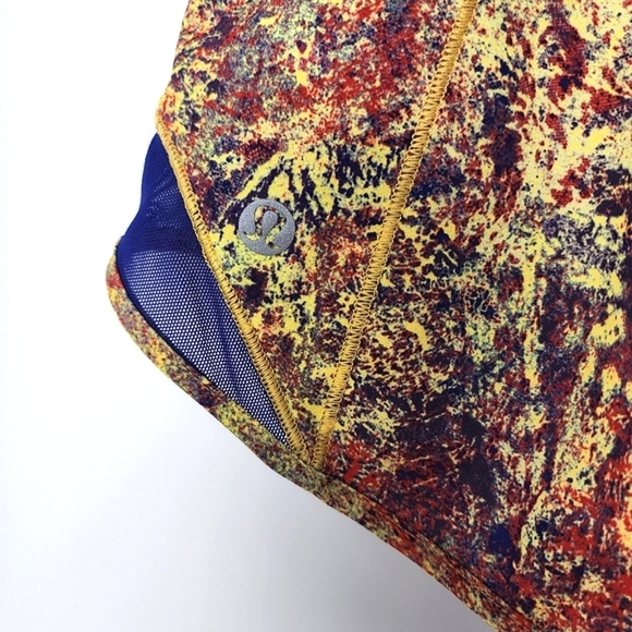 Lululemon Hotty Hot Women's Purple Seawheeze Shorts 4" Inseam Linef Size 6  Tall - Picture 6 of 14